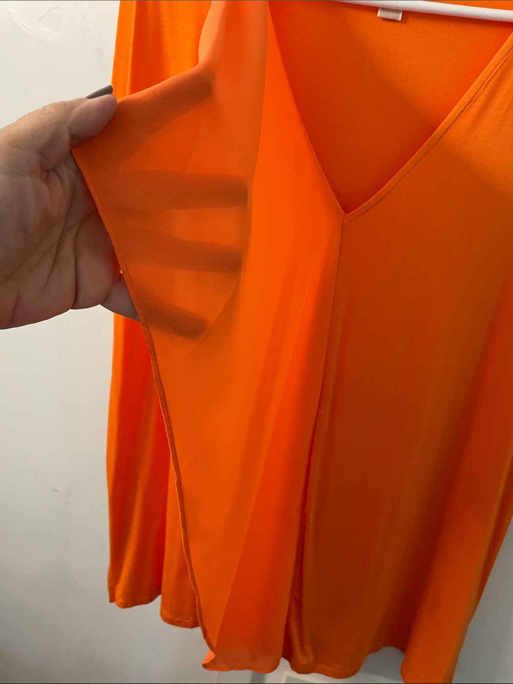 Michael Kors V-Neck Ruffle Tunic Top - Picture 2 of 10